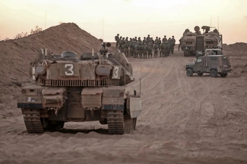 Quân đội Israel chuẩn bị tập trận gần Gaza ứng phó xung đột với người Palestine